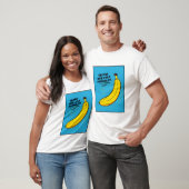 Banaan: De vrucht met een gespleten persoonlijkhei T-shirt (Unisex)