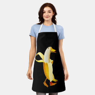 Banaan Eend. Grappige Antropomorfe fruit Dieren Schort