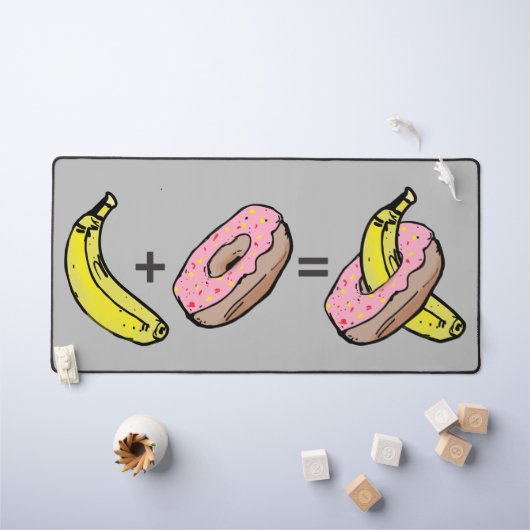Banaan en Donut Bureaumat (Kindertafel)