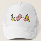 Banaan en Donut Trucker Pet (Voorkant)