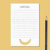 Banaan en lijnen post-it® notes