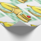 Banaan en pannenkoeken Ontbijt Fun Food Cadeaupapier