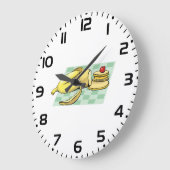 Banaan en pannenkoeken Ontbijt Fun Food Grote Klok (Hoek)