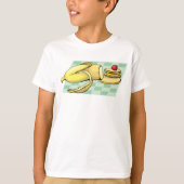 Banaan en pannenkoeken Ontbijt Fun Food T-shirt (Voorkant)