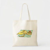 Banaan en pannenkoeken Ontbijt Fun Food Tote Bag (Voorkant)