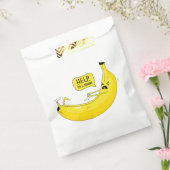 Banaan en sok bedankzakje (Gezegeld)