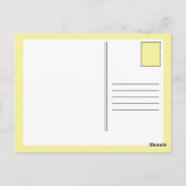 banaan fleur de lis briefkaart (Achterkant)