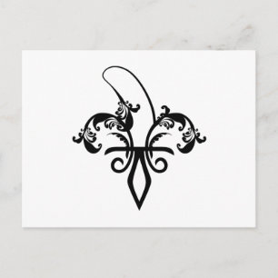 banaan fleur de lis briefkaart