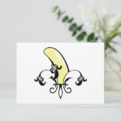 banaan fleur de lis kaart (Staand voorkant)