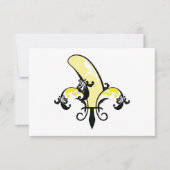 banaan fleur de lis kaart (Voorkant)