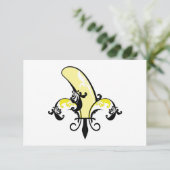 banaan fleur de lis kaart (Staand voorkant)