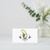 banaan fleur de lis visitekaartje (Staand voorkant)