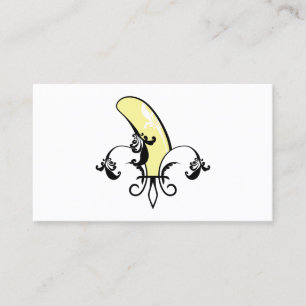 banaan fleur de lis visitekaartje