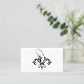 banaan fleur de lis visitekaartje (Staand voorkant)
