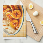 Banaan Foster Recept Theedoek (Quarter Fold)