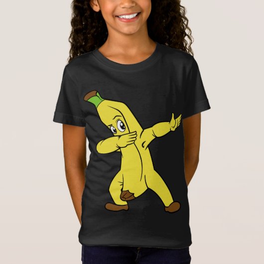Banaan Fruit Dabbing Dab Dancing T-shirt (Voorkant)