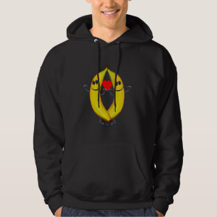 Banaan Fruit Fruit Fruit Hart Harten Grappig Grapp Hoodie