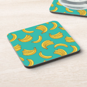 Banaan Fruit Fun Patroon Bier Onderzetter