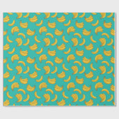 Banaan Fruit Fun Patroon Cadeaupapier (Vlak)