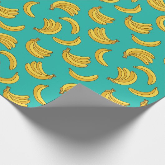 Banaan Fruit Fun Patroon Cadeaupapier (Hoek)