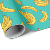 Banaan Fruit Fun Patroon Cadeaupapier (Rol Hoek)