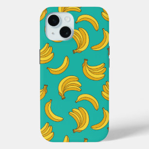 Banaan Fruit Fun Patroon iPhone 15 Case
