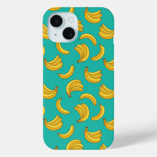 Banaan Fruit Fun Patroon iPhone 15 Case