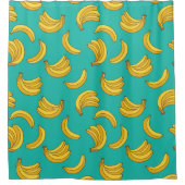 Banaan Fruit Fun Patroon Douchegordijn (Voorkant)