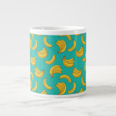 Banaan Fruit Fun Patroon Grote Koffiekop (Voorkant)