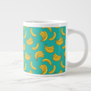 Banaan Fruit Fun Patroon Grote Koffiekop