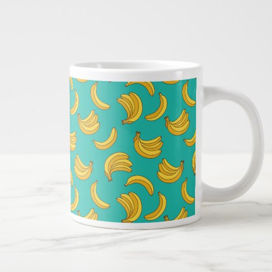 Banaan Fruit Fun Patroon Grote Koffiekop (Rechts)