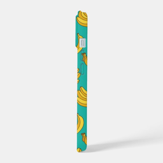 Banaan Fruit Fun Patroon iPhone 15 Case (Linkerkant)