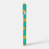 Banaan Fruit Fun Patroon iPhone 15 Case (Linkerkant)