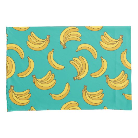 Banaan Fruit Fun Patroon Kussensloop (Voorkant-Rechts)
