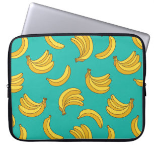 Banaan Fruit Fun Patroon Laptop Sleeve