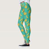 Banaan Fruit Fun Patroon Leggings (Links)