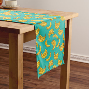 Banaan Fruit Fun Patroon Medium Tafelloper