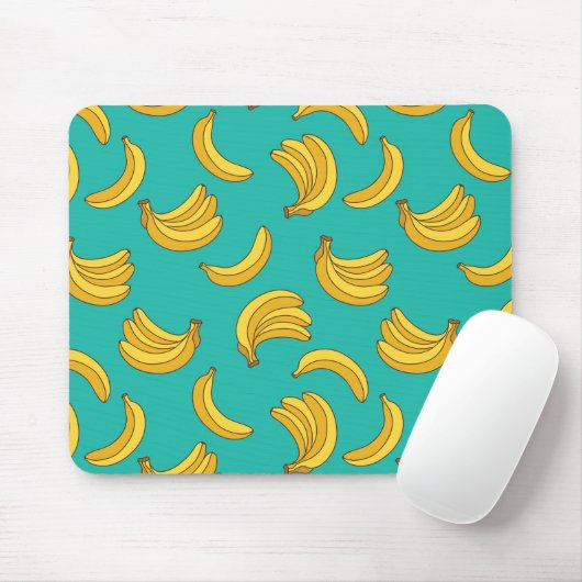 Banaan Fruit Fun Patroon Muismat (Met muis)