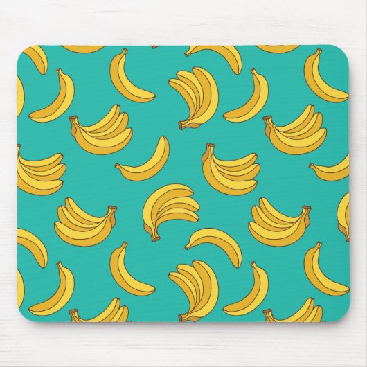 Banaan Fruit Fun Patroon Muismat (Voorkant)