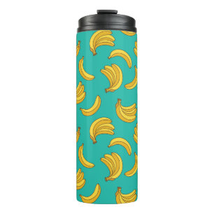 Banaan Fruit Fun Patroon Thermosbeker