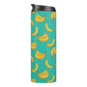 Banaan Fruit Fun Patroon Thermosbeker (Geroteerd rechts)