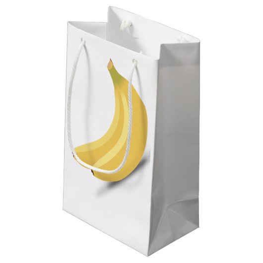 Banaan Fruit Gift Bag Klein Cadeauzakje (Achterkant Gekanteld)