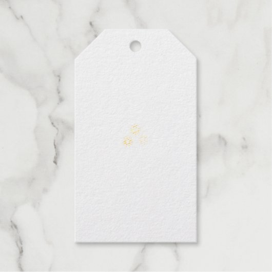 Banaan Geel, Donker Blauw Groen, decoratief Cadeaulabels (Voorkant)