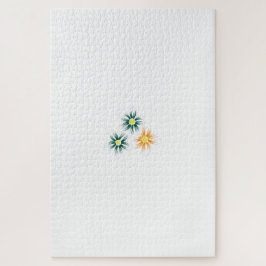 Banaan Geel, Donker Blauw Groen, decoratief Legpuzzel