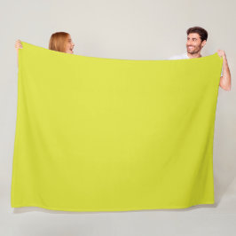 Banaan Geel Fleece Deken