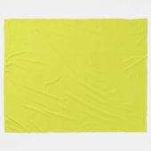 Banaan Geel Fleece Deken (Voorkant (Horizontaal))