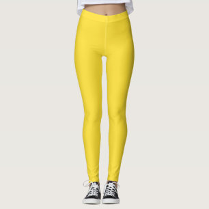 Banaan Geel Kleur Effen Vlak Leggings