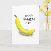 Banaan, GELUKKIG MOEDERDAG Kaart (Gele Bloem)