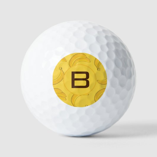 Banaan Golfbal Golfballen (Voorkant)