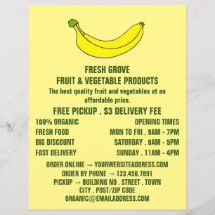 Banaan, Groenboeren Adverteren Flyer